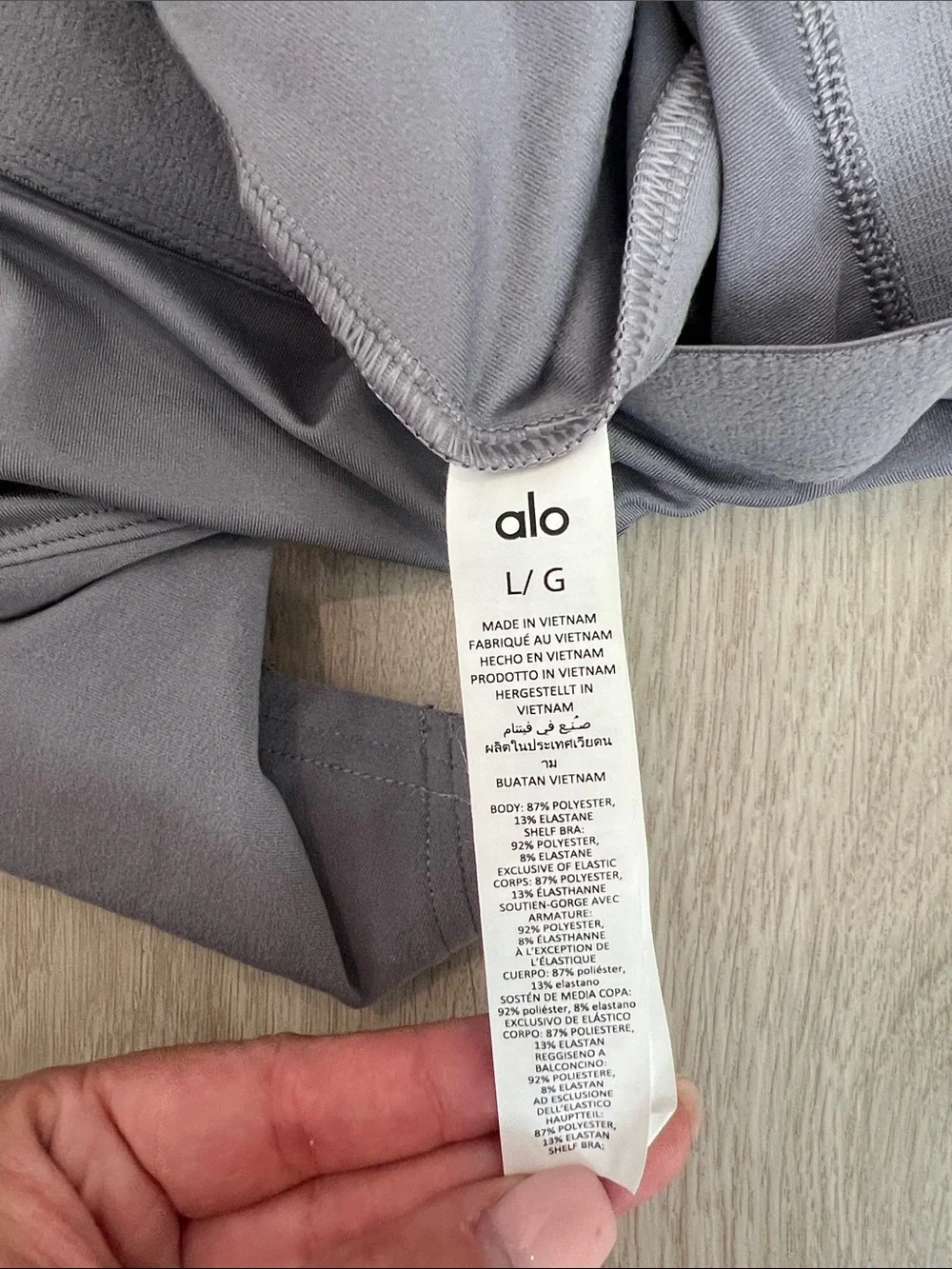 Alo Yoga Asymmetrical Bra Tank Top